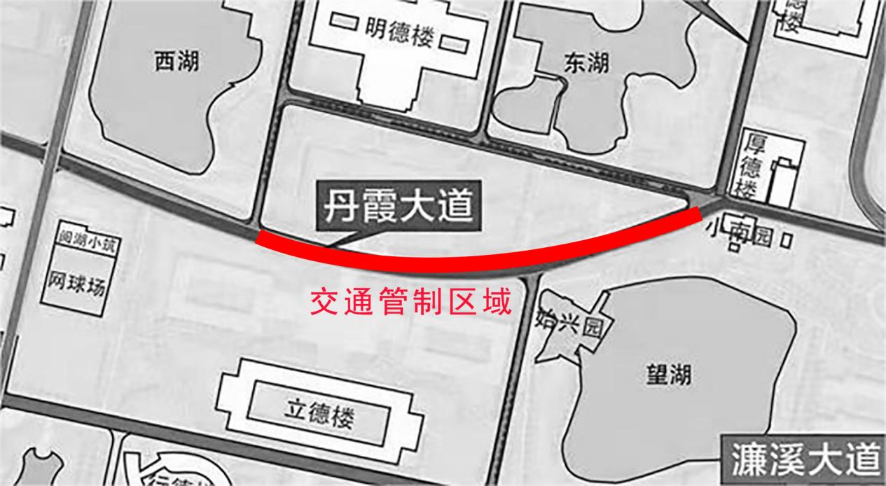 2024上半年全国中小学教师资格面试期间韶乐园部分区域临时交通管制示意图