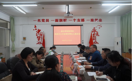 我院召开高层次人才和学科带头人座谈会
